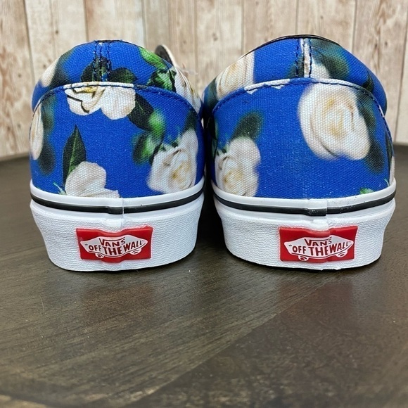 Vans Era Romantic Floral Lapis Blue Canvas Sneaker Size 11 Men - Picture 6 of 10